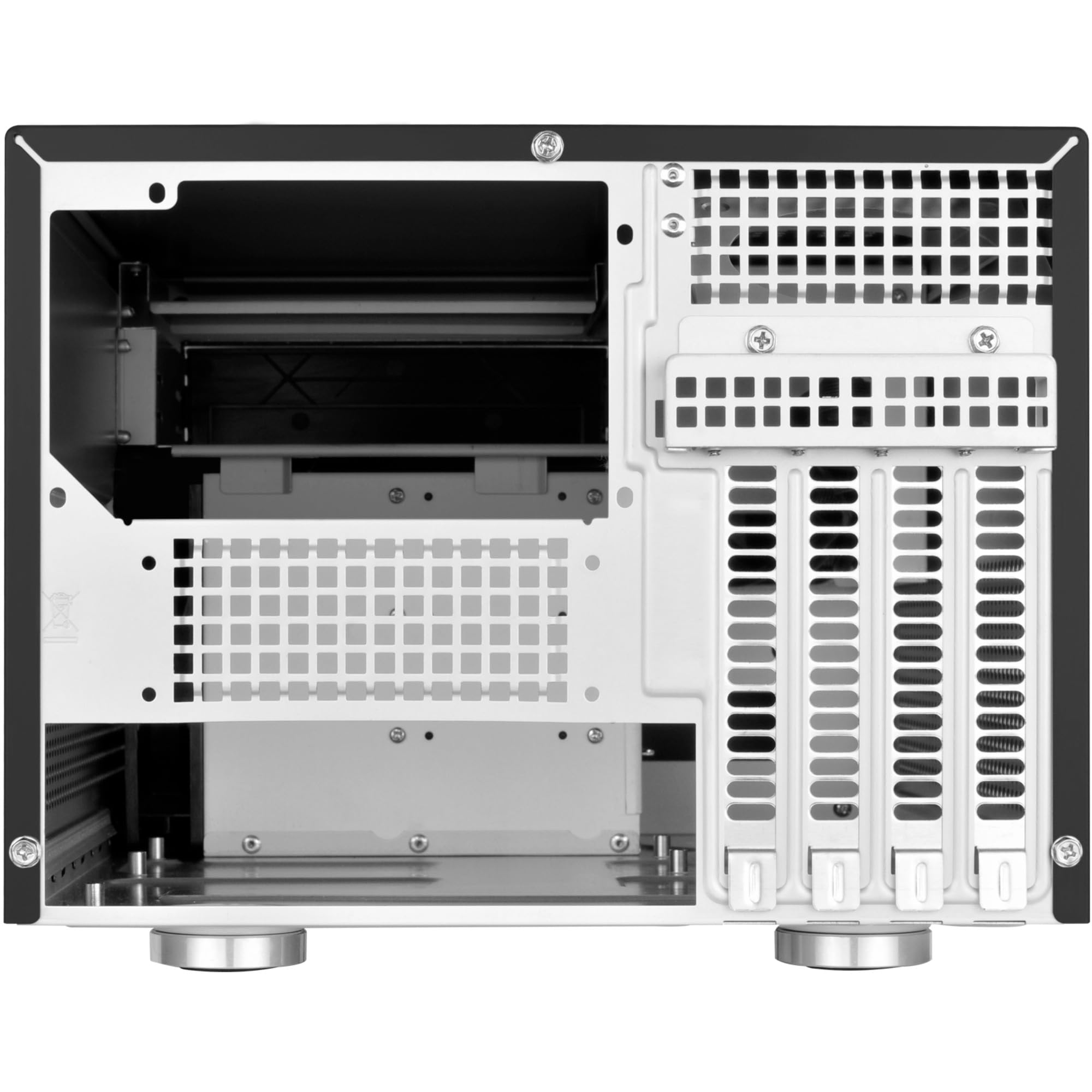 SilverStone SST-SG12B - Sugo Micro ATX Computer Cube Case, nero