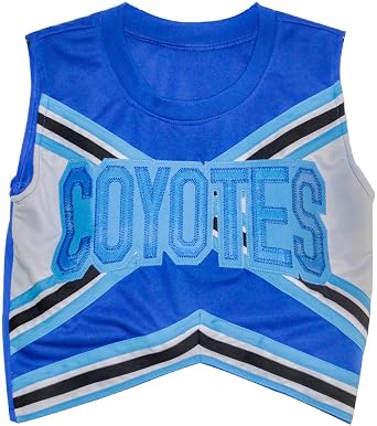Varsity West Canaan High School Coyotes Cheerleader Uniform Set Stitch SM-2XL