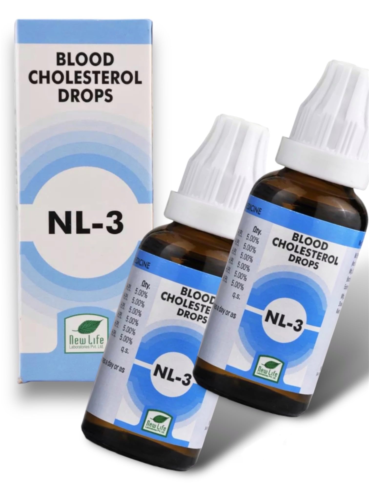 ABD009 NewLife NL-3 Blood Cholesterol Drops - Set of 2 Bottles (B0BVB5HFK9) Amazon Price History, Amazon Price Tracker