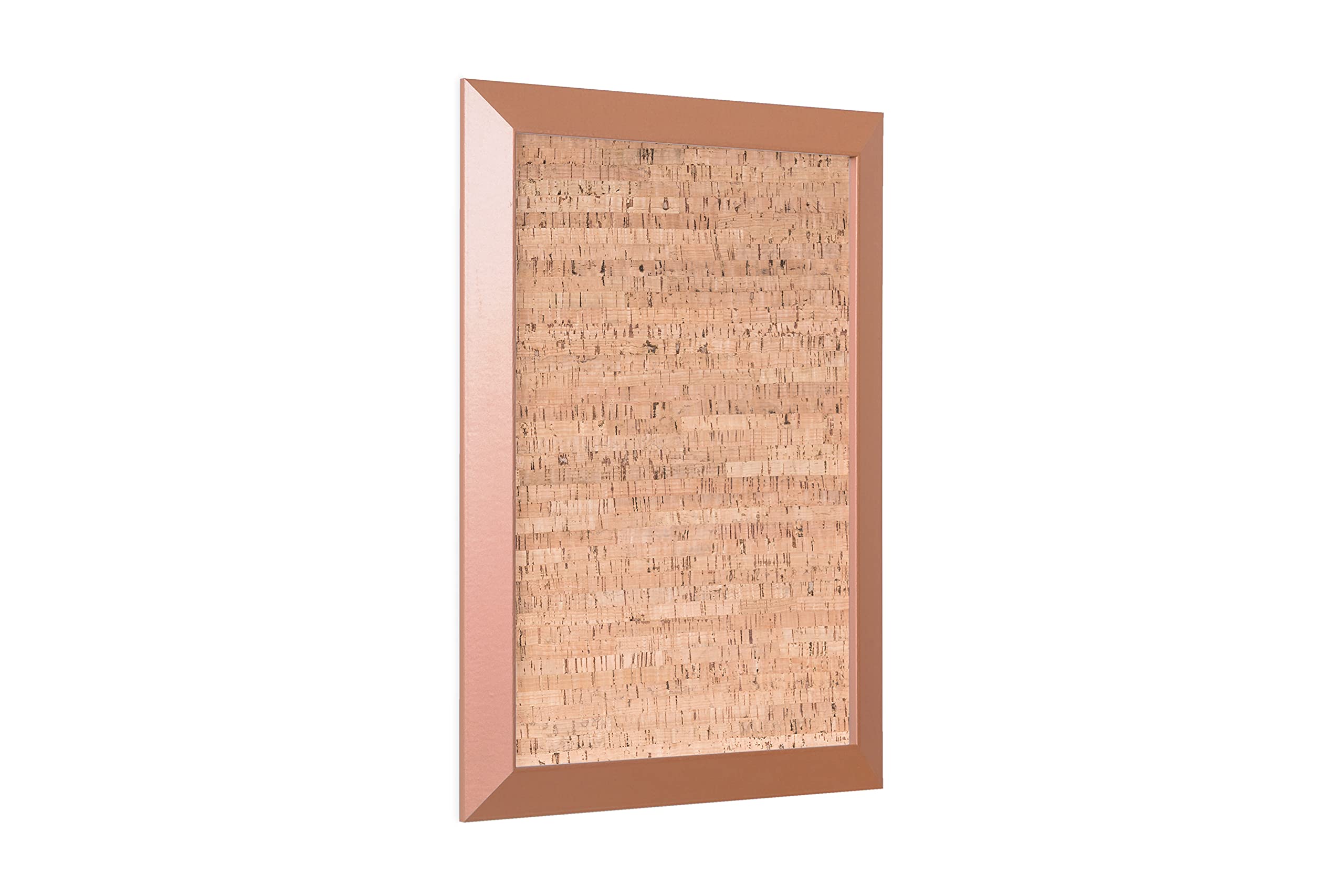 Bi-Office Kamashi tablica ostrzegawcza z korka, dekoracyjna, rama z MDF, kolor miedzi, 90 x 60 cm