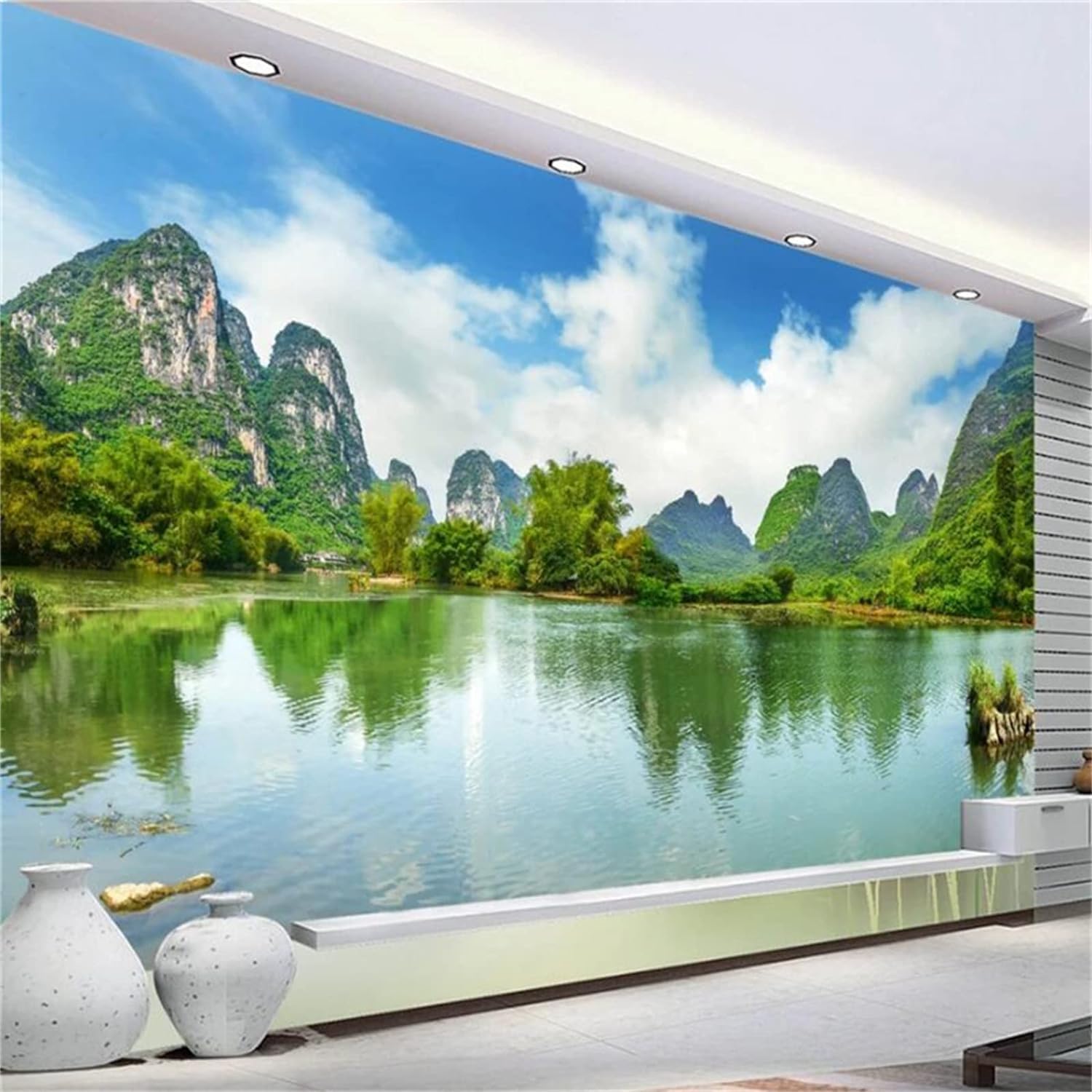 Papiers de haute qualité paysage de montagne 3D pour habiller vos murs