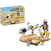 PLAYMOBIL Wiltopia 71296 Nido di Struzzo e custodi