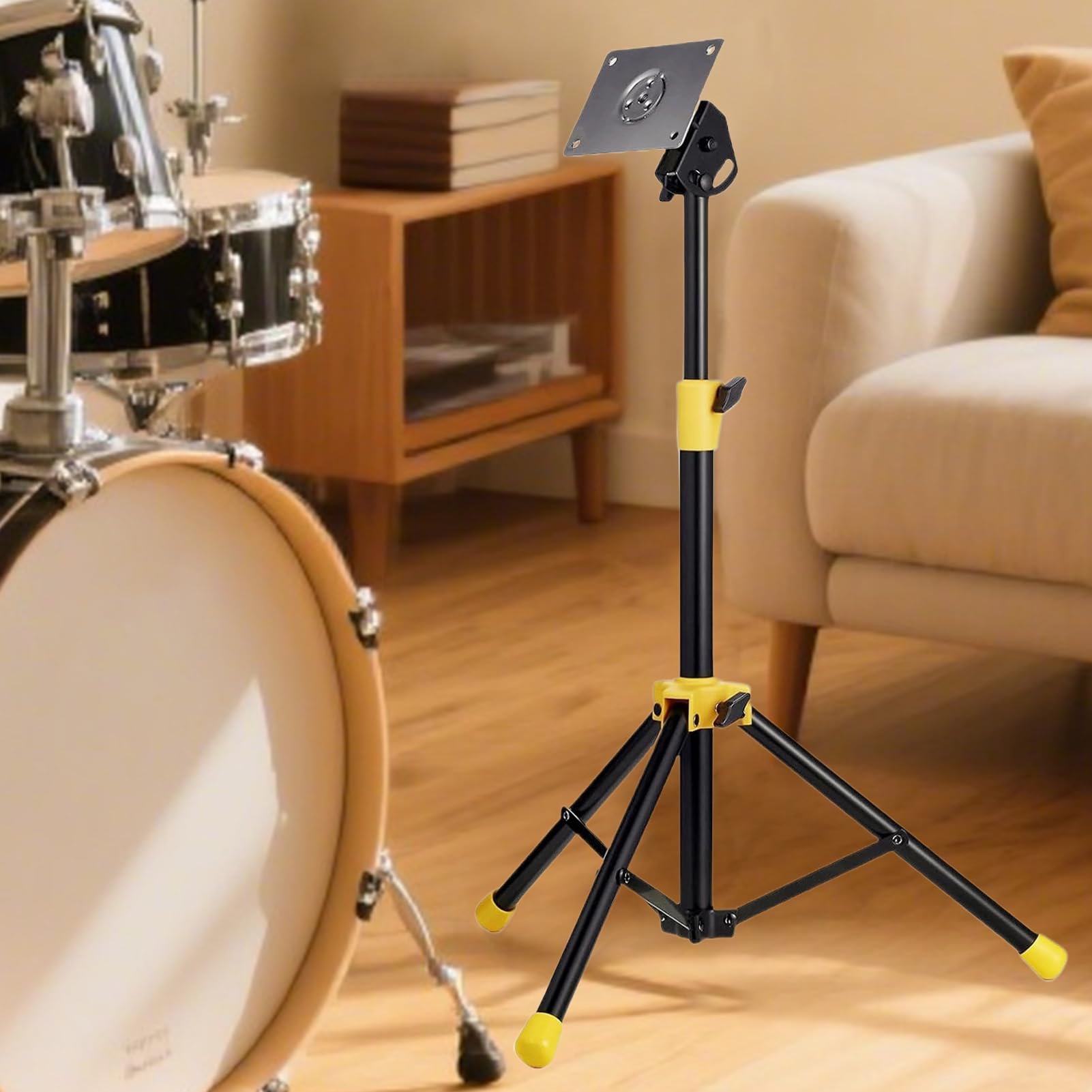 Statyw Do Werbla Trójnóg z Cichym Podnośnikiem, Stolik z Regulacją