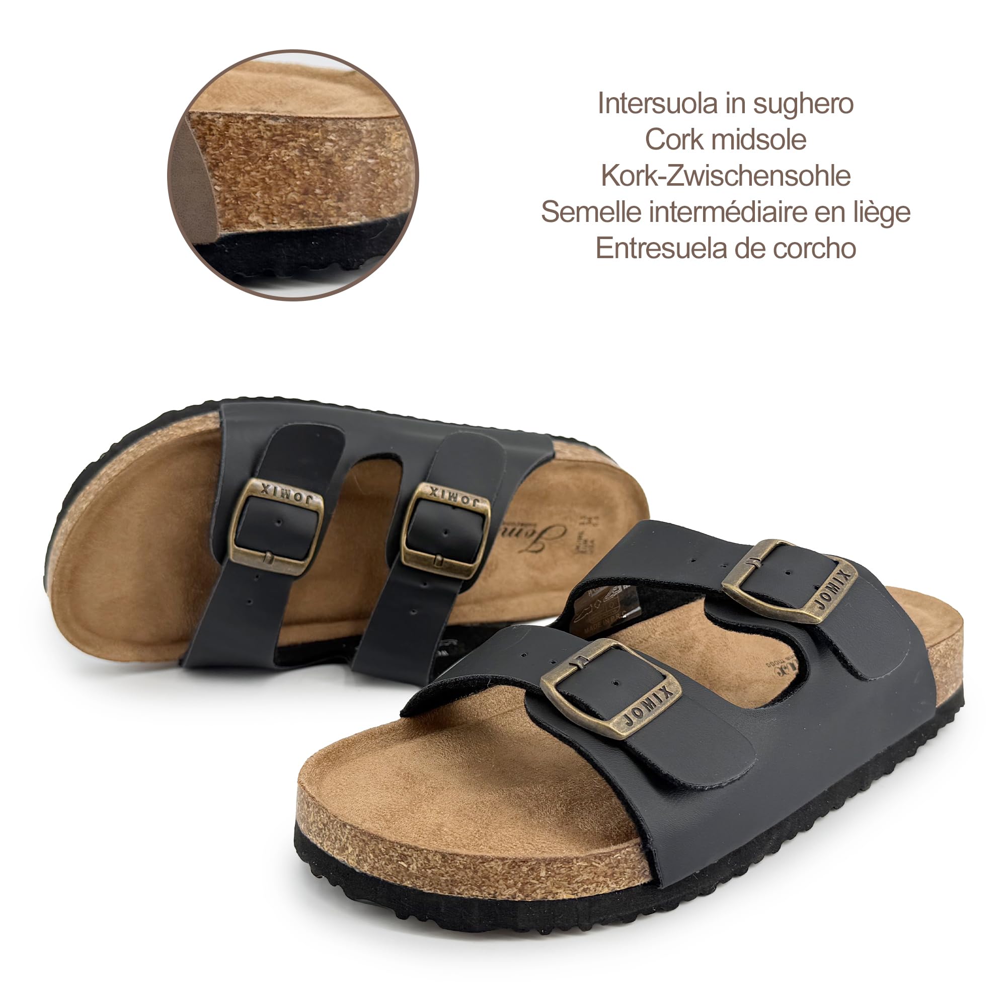 JOMIX Chanclas Mujer Verano Sandalias Zapatillas Casa Adultos Piscina Playa Baño Talla 36-41 EU