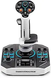 Thrustmaster Sol-R1, Joystick de Vôo tecnologia de efeito Hall para jogos ultraprecisos, 44 botões, ideal para simulação de voo espacial (compatível com PC)