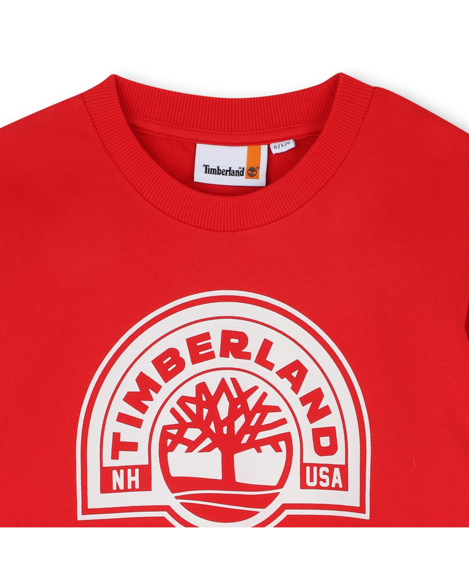 Timberland Felpa Bambino, Rosso, 12 Anni