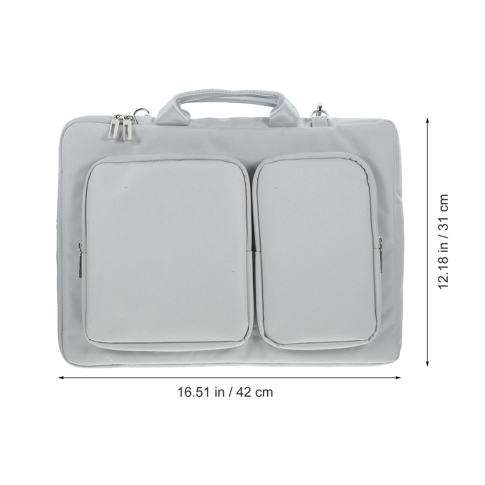 Homoyoyo Pochette Argenté Rangement Portable de Ordinateur Dacron