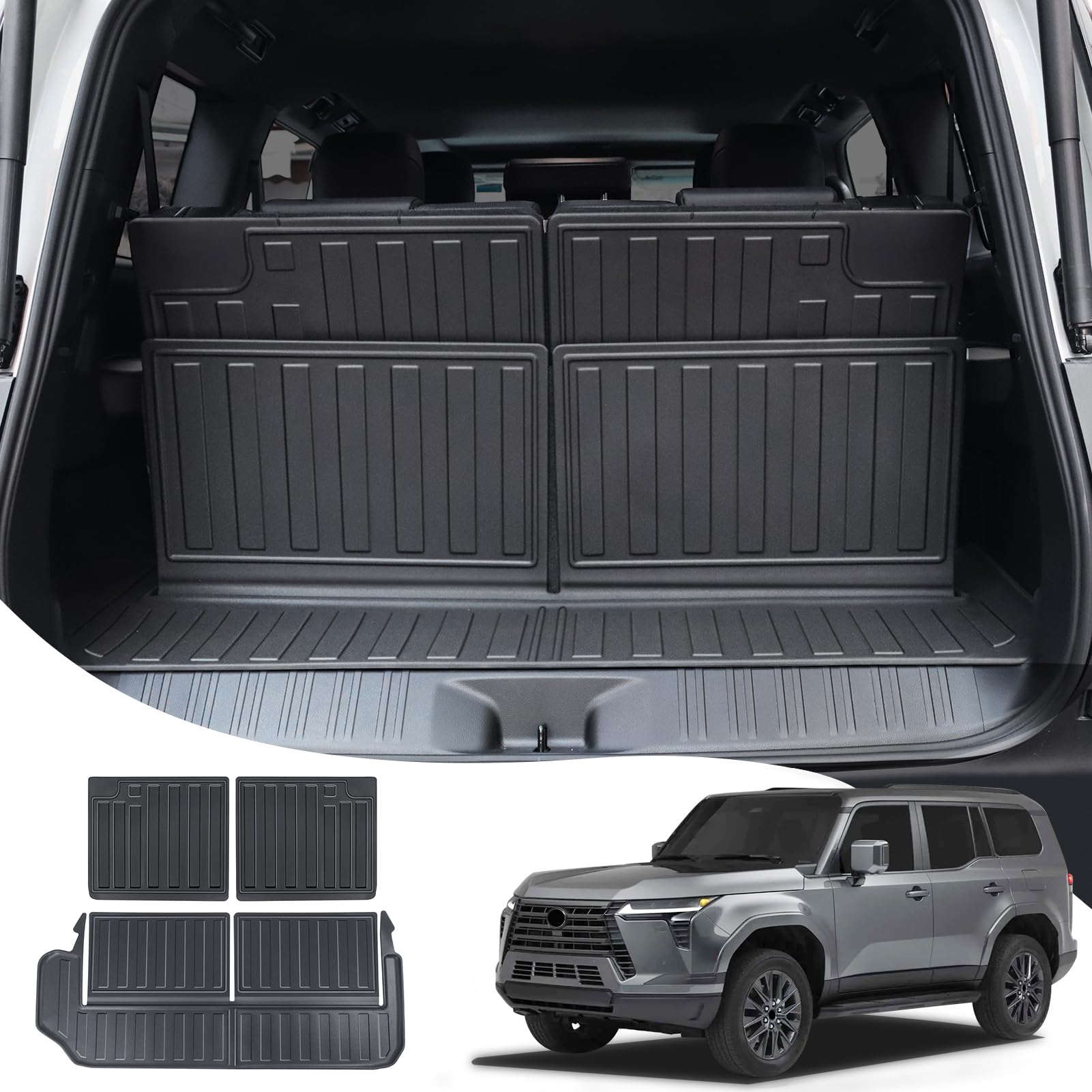 Trunk Mat Applicable to 2024-2027 Lexus Gx550 Fully Protective Cargo