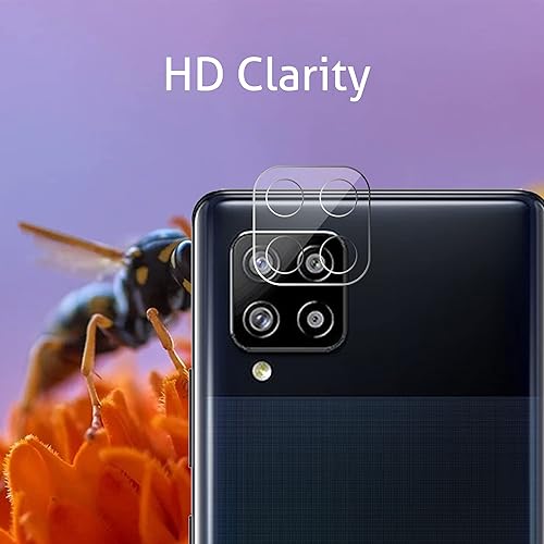 Vista 69 de Ailun Protector de pantalla de vidrio para Galaxy S21fe Paquete de 3 + 2 unidades de lente de cámara de vidrio templado para desbloqueo de huellas