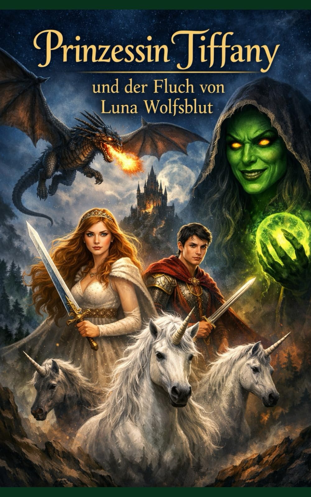 Prinzessin Tiffany und der Fluch von Luna Wolfsblut: Eine fantastische Geschichten voller Magie, Abenteuer, Mut und Herz.