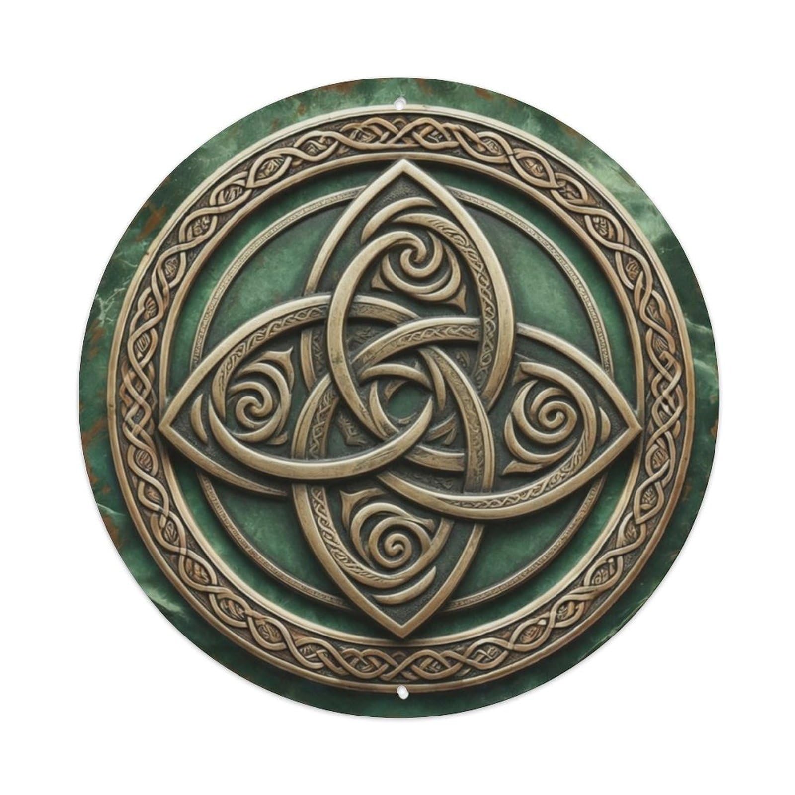 Celtic Trinity Knot Triquetra Metal Tin Sign Plaque