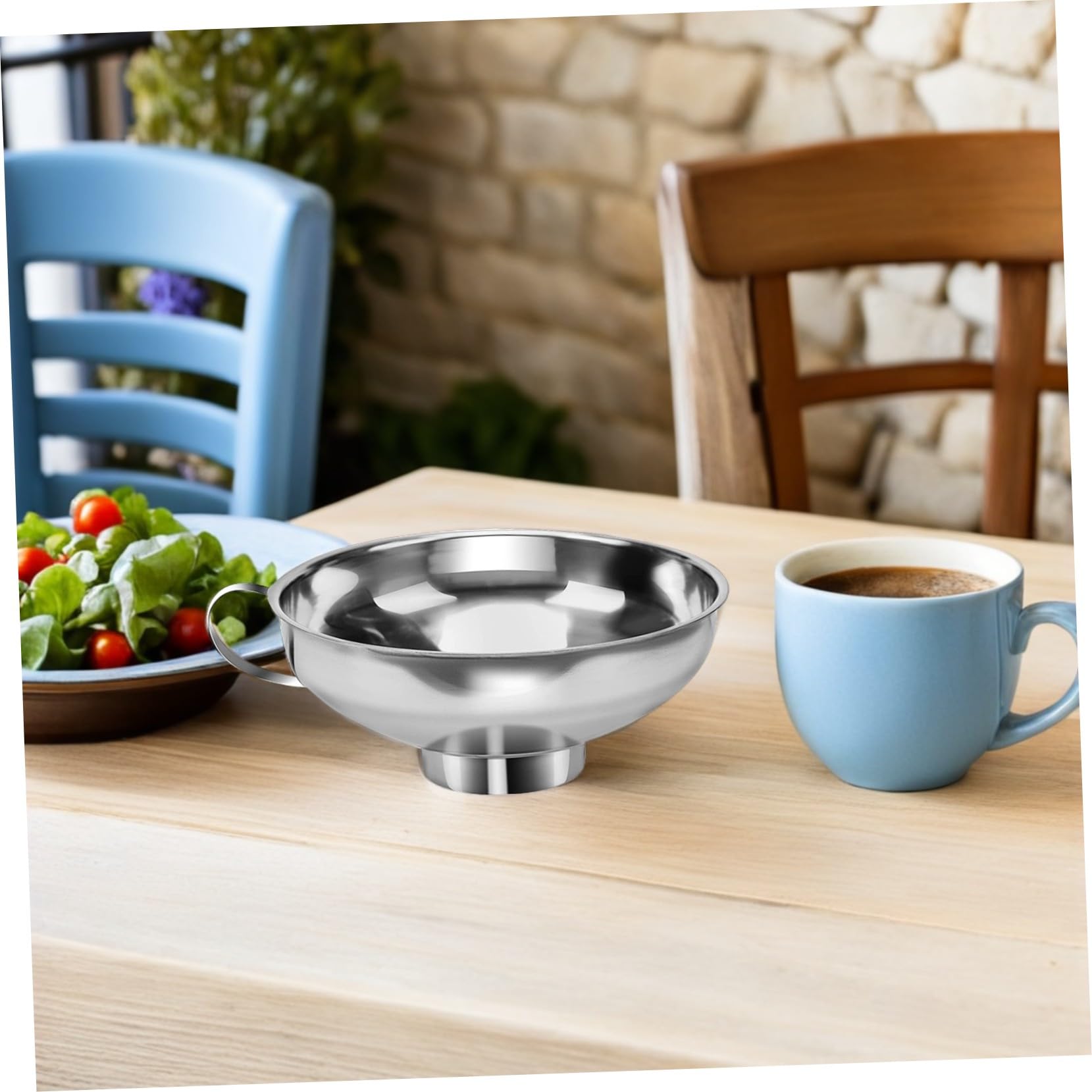4 Piezas Embudo de Acero Inoxidable Boca Ancha para Conservas y Cocina de Embudos Resistente para Frascos Mason y Transferencia Precisa de Líquidos y Ingredientes Secos