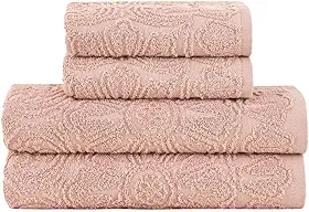 Buddemeyer Jogo de toalhas Florentina Extra Soft Banho Rose 4 peças