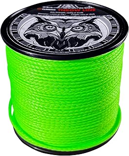 GM CLIMBING Throw Line 1.7mm 180Ft Roll Green UHMWPE Cord 650LBS High Strength for Tree Climbing Arborist Outdoor Utility Cord