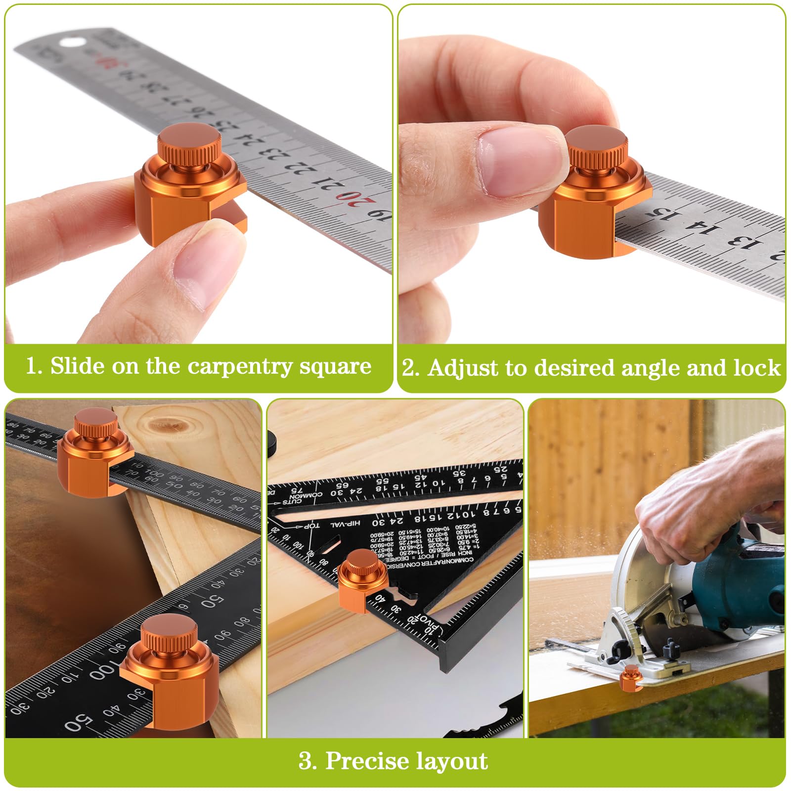 Stair Gauge Set - 4 Pack for Framing -3