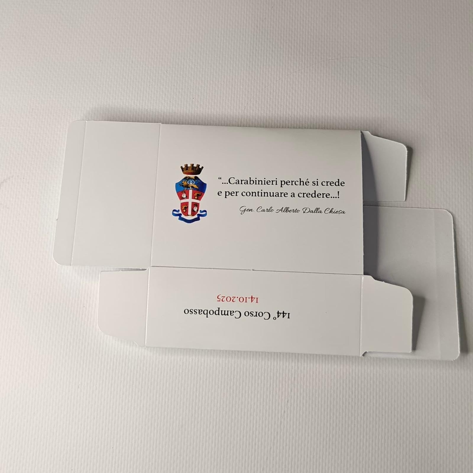 Scatole Porta confetti Personalizzate (nome, corso, data), Giuramento Forze Armate - Carabinieri - Made in Italy -10 pz - Bomboniera o segnaposto originale, ideale per cerimonie, feste e ricordo.