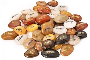 50 Pack Engraved Rockimpact Grounding Stones
