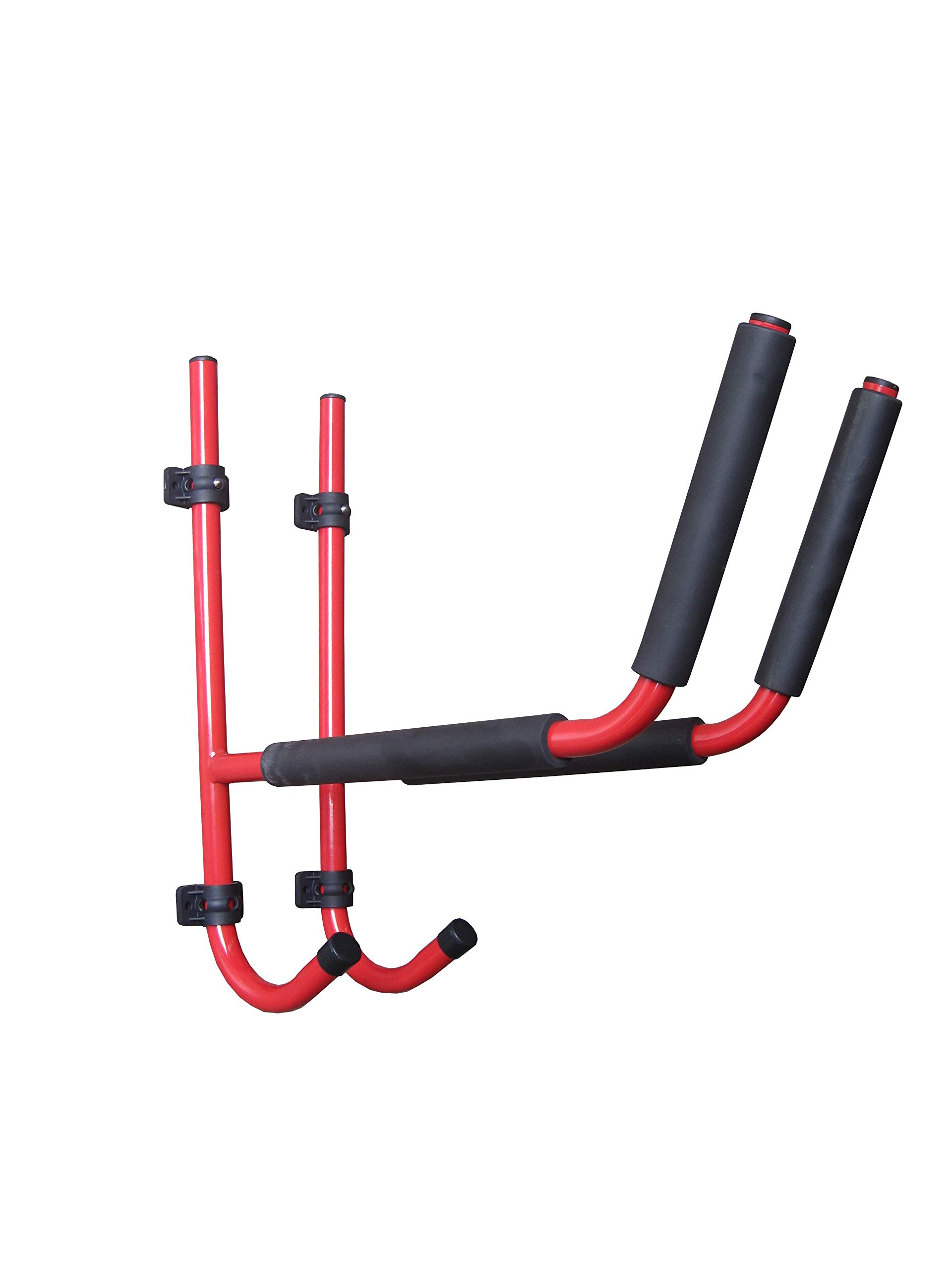 Riber Heavy Duty Wall Mount, Fits Kayaks and Paddle Boards, Robust Coated Steel, Padded, Kayak Storage Rack, Storage Hangers, Storage for Canoes, Kayaks and Paddleboards, Maximum Weight 60kg