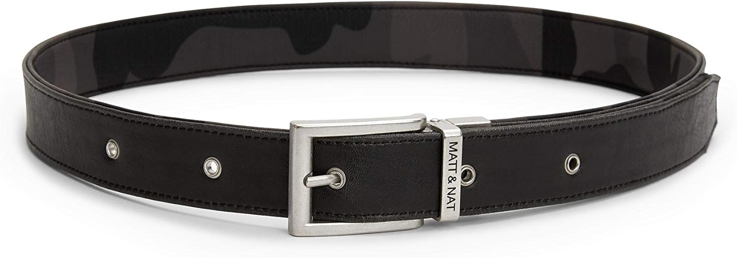 Matt & Nat Mauri Reversible Vegan Womens Belt in Black/Multi