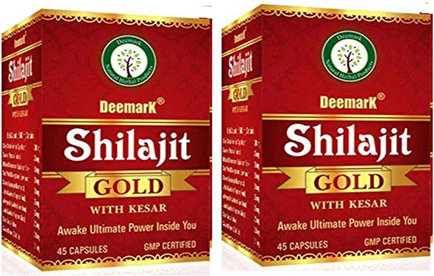 deemark shilajit Capsules 45x2 Pack