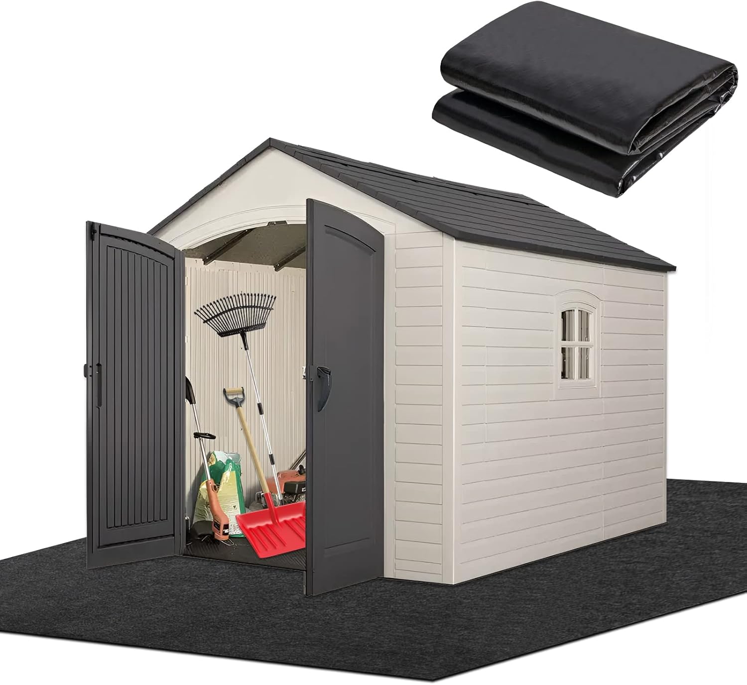 Outdoor Storage Shed Floor Mat, Outdoor Carport Floor Mat
