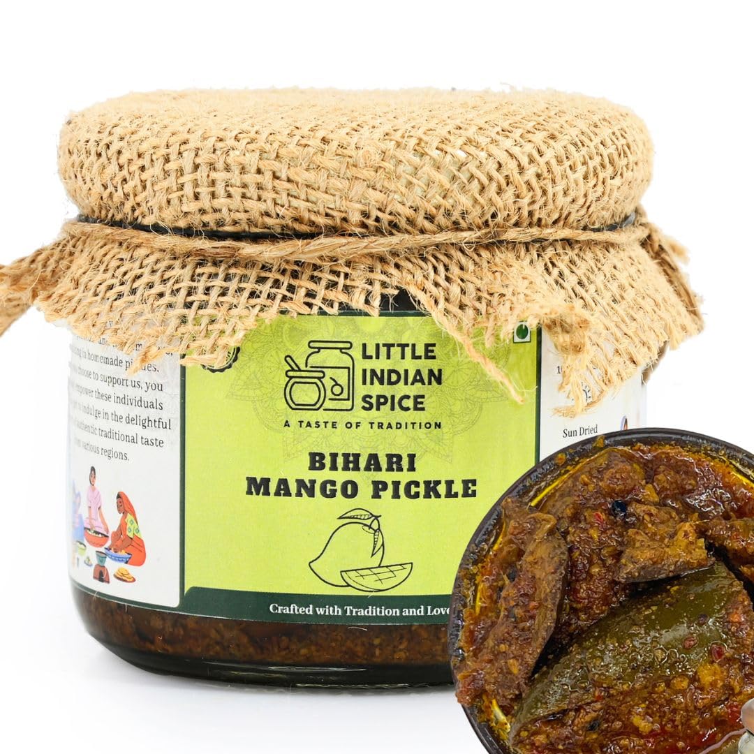 Little Indian Spice Bihari Mango Pickle | Aam Ka Achar | Homemade 250 GM