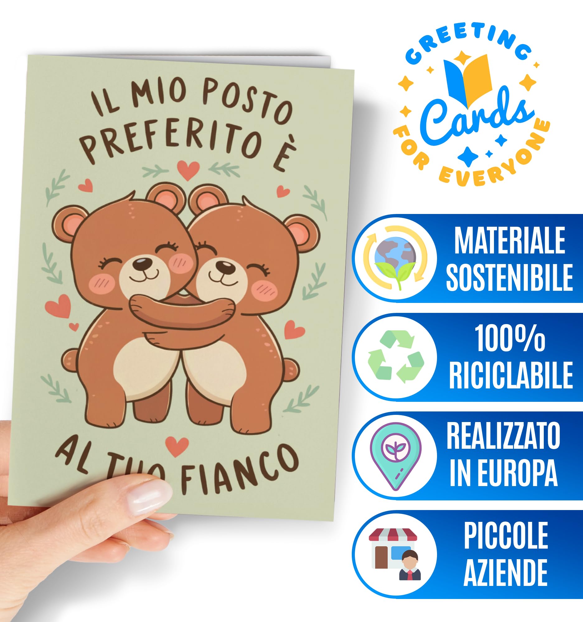 Biglietto Anniversario Divertente Per Lui/Lei - NUM 165 - Bianco Interno - Con Busta Kraft - Stampato In Europa - 2