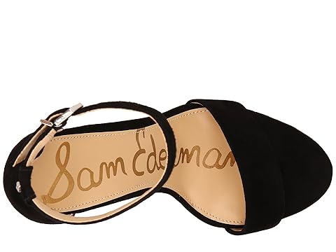 sam edelman women's yaro ankle strap block heel sandals