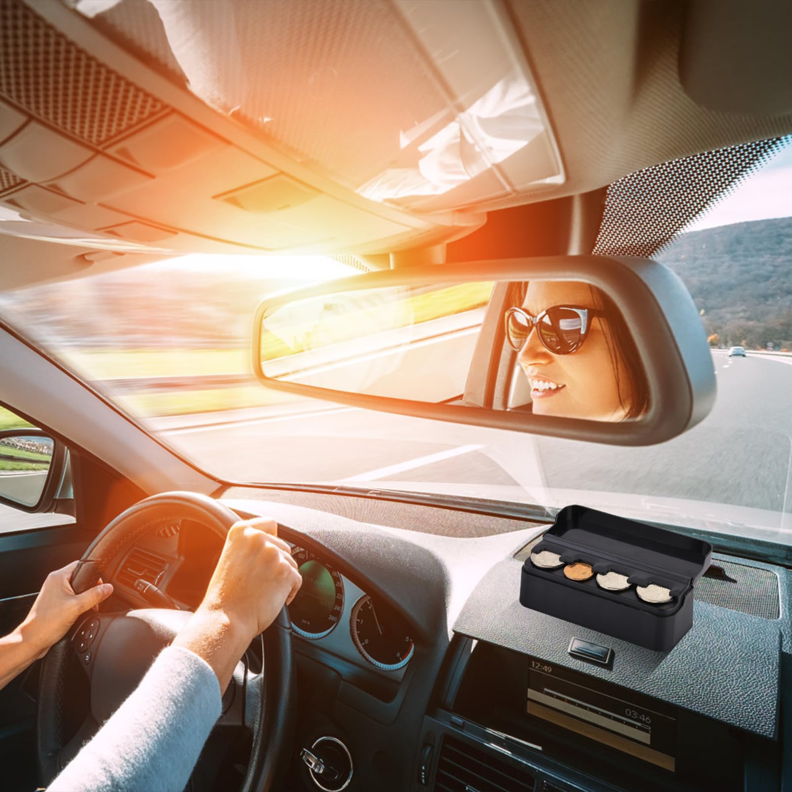 Dispenser Portamonete, Porta Monete Plastica Euro Facile Cambio Porta - Foto 11