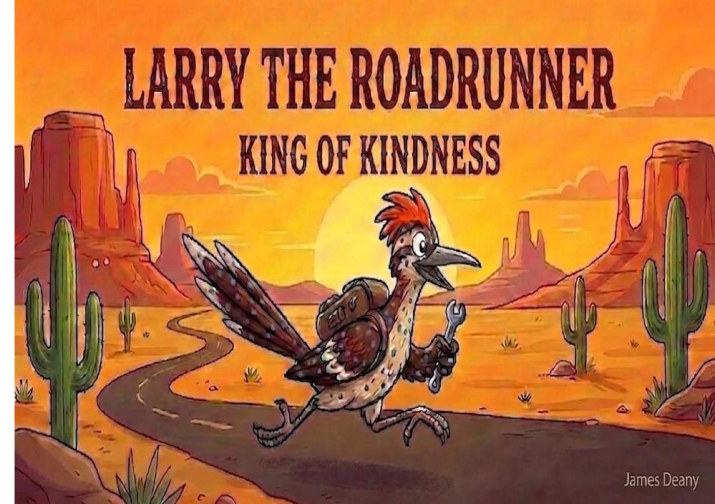 Larry the Roadrunner: King of Kindness (Character Adventures & Stories With Heart!)
