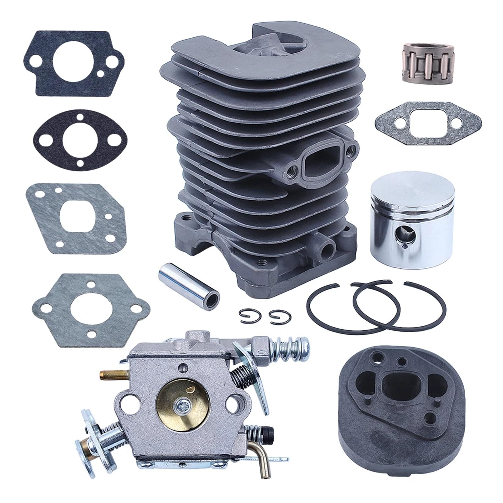 Kit joint carburateur et cylindre piston 41mm pour rénover votre tronçonneuse 351 391