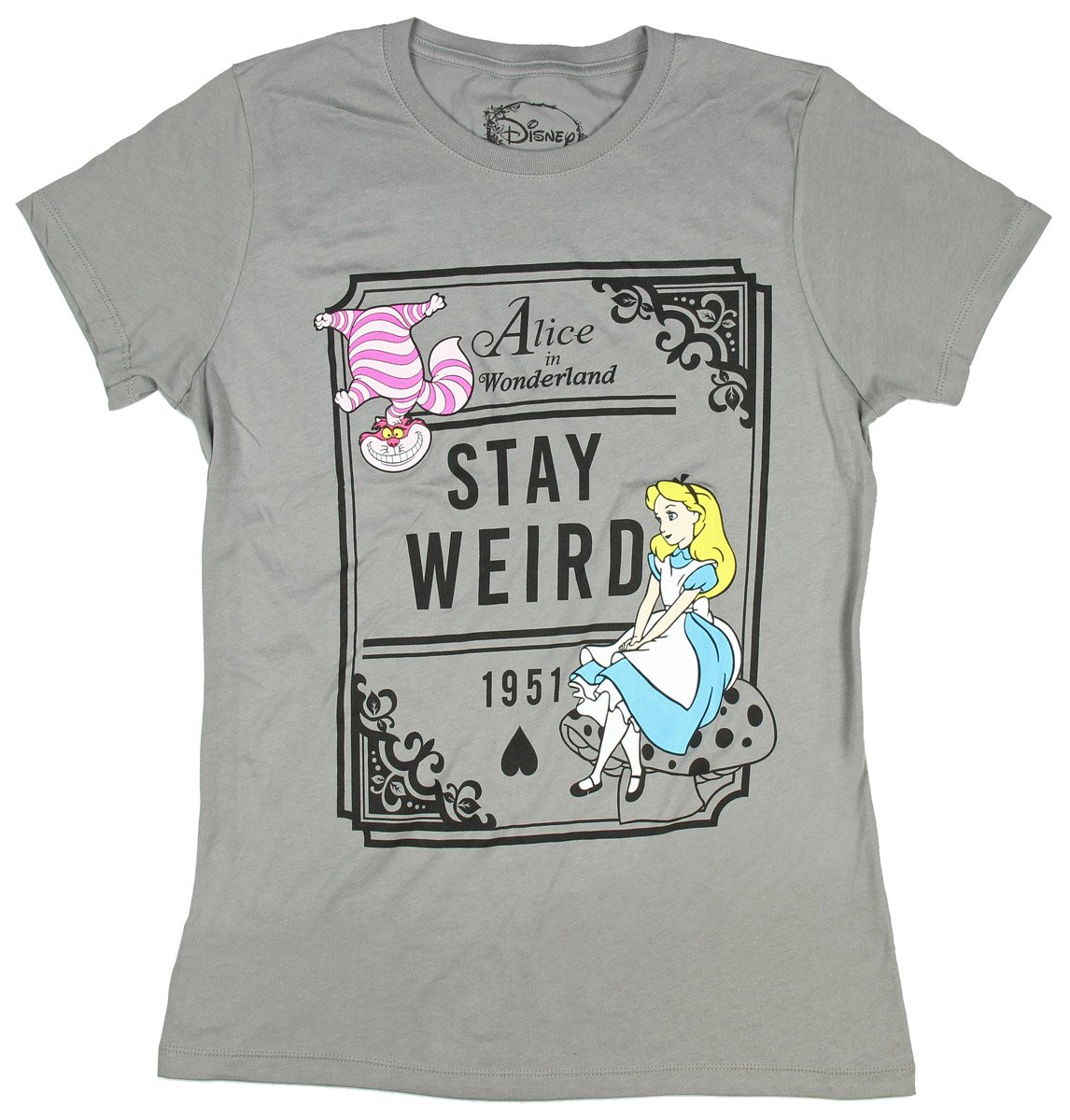 Disney Juniors Alice Stay Weird Graphic T-Shirt