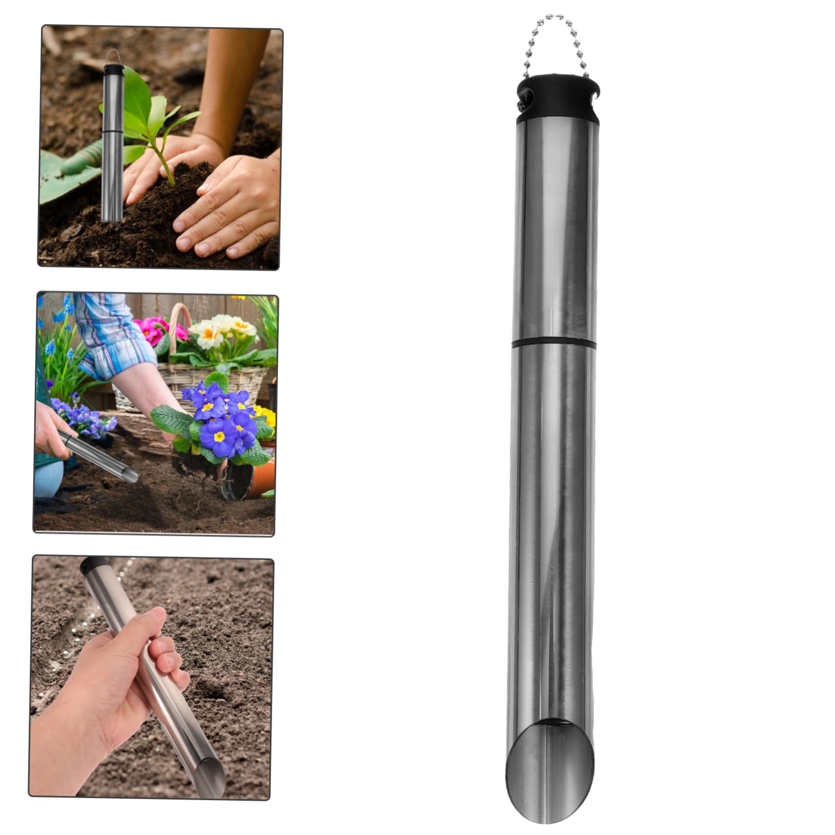 Levemolo Lightweight Transplanting Digging Tool for Garden Hand Spreader Grass Dispenser Easy to Use