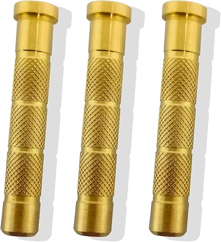 nobrand Puntos de campo Perno de flecha de carbono Insertos de latón de aluminio con superficie en relieve, diámetro interior, flecha de carbono