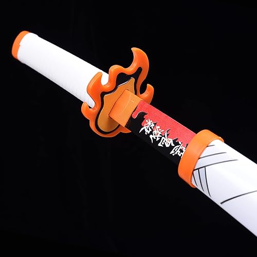 Vista 27 de ziqing Espada para cosplay de Demon Slayer hecha a mano, Katana de 31 pulgadas con múltiples estilos para elegir Tanjiro Kagura-31 pulgadas