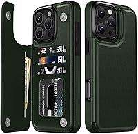 Vista 680 de LETO para iPhone 15 Pro Funda tipo cartera - Tapa tipo folio con patada - Diseños de moda - Tarjetero - Funda protectora para mujeres y niñas - 6.1