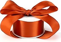 Vista 17 de Cinta de satén azul polvoriento, seda azul francés de 2 pulgadas para árbol de Navidad y ramo de boda, 25 yardas