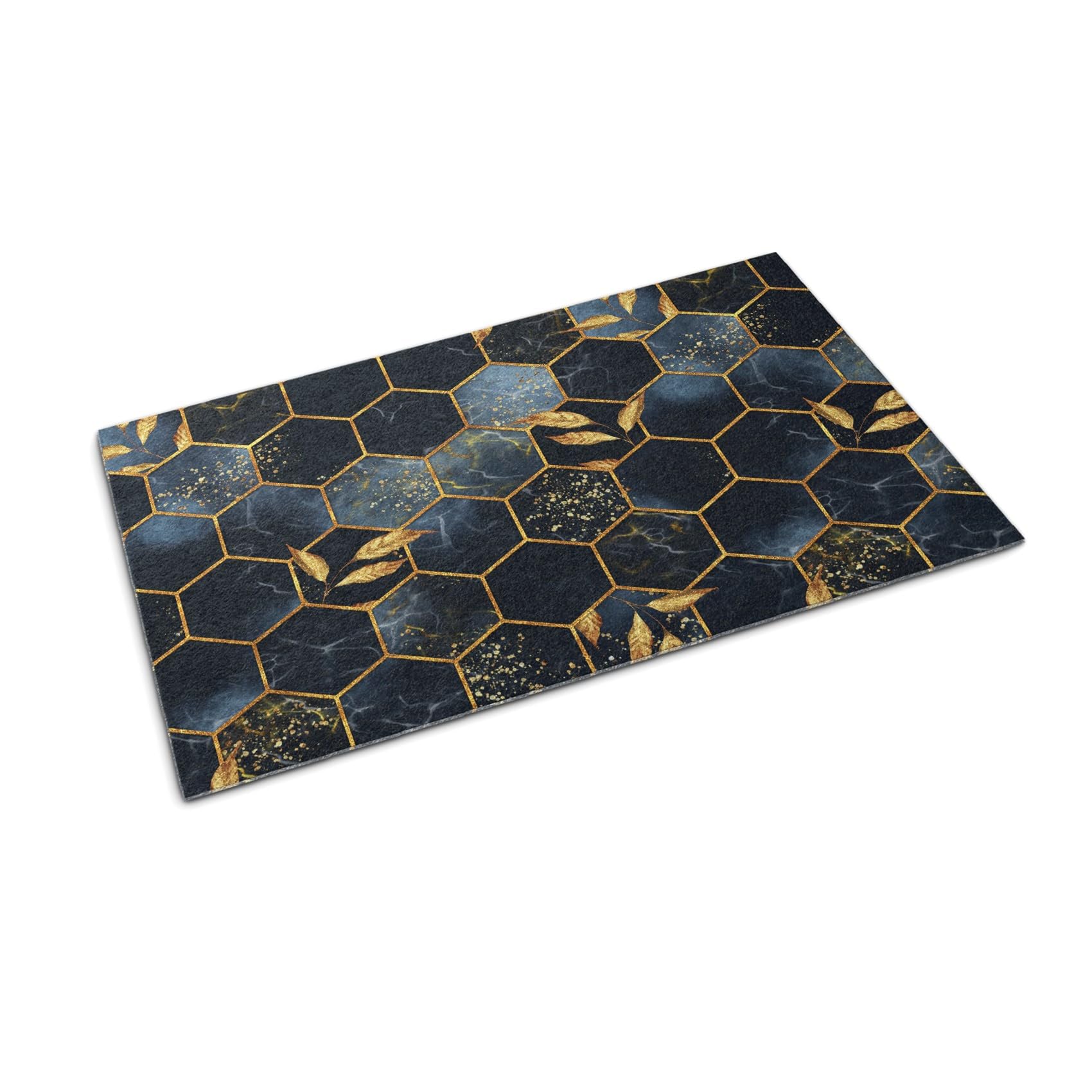 Paillasson extérieur 60x40 cm Tulup avec contour hexagone