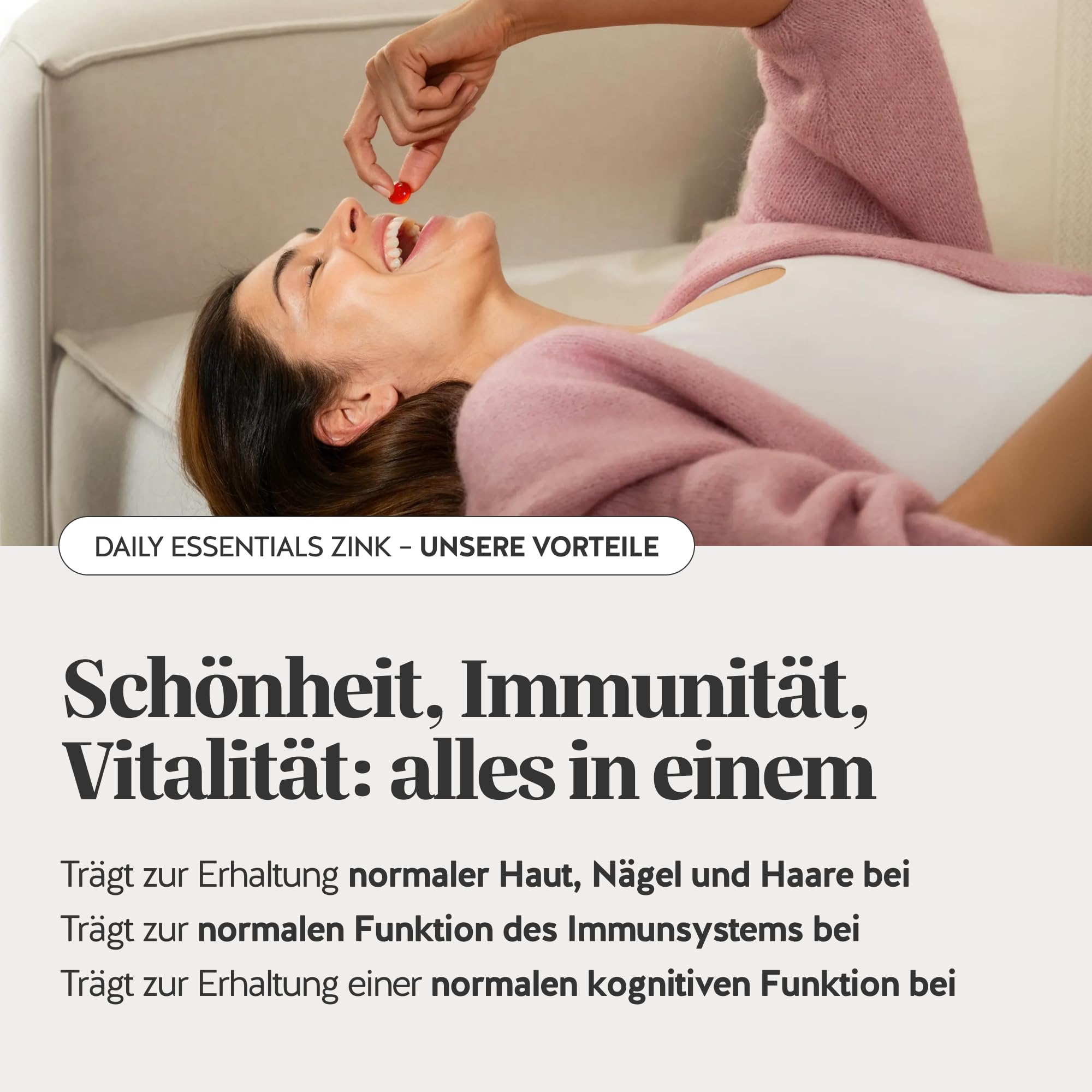 Bears with Benefits - Gummibärchen Zink - Haare & Nägel - 60 Stück