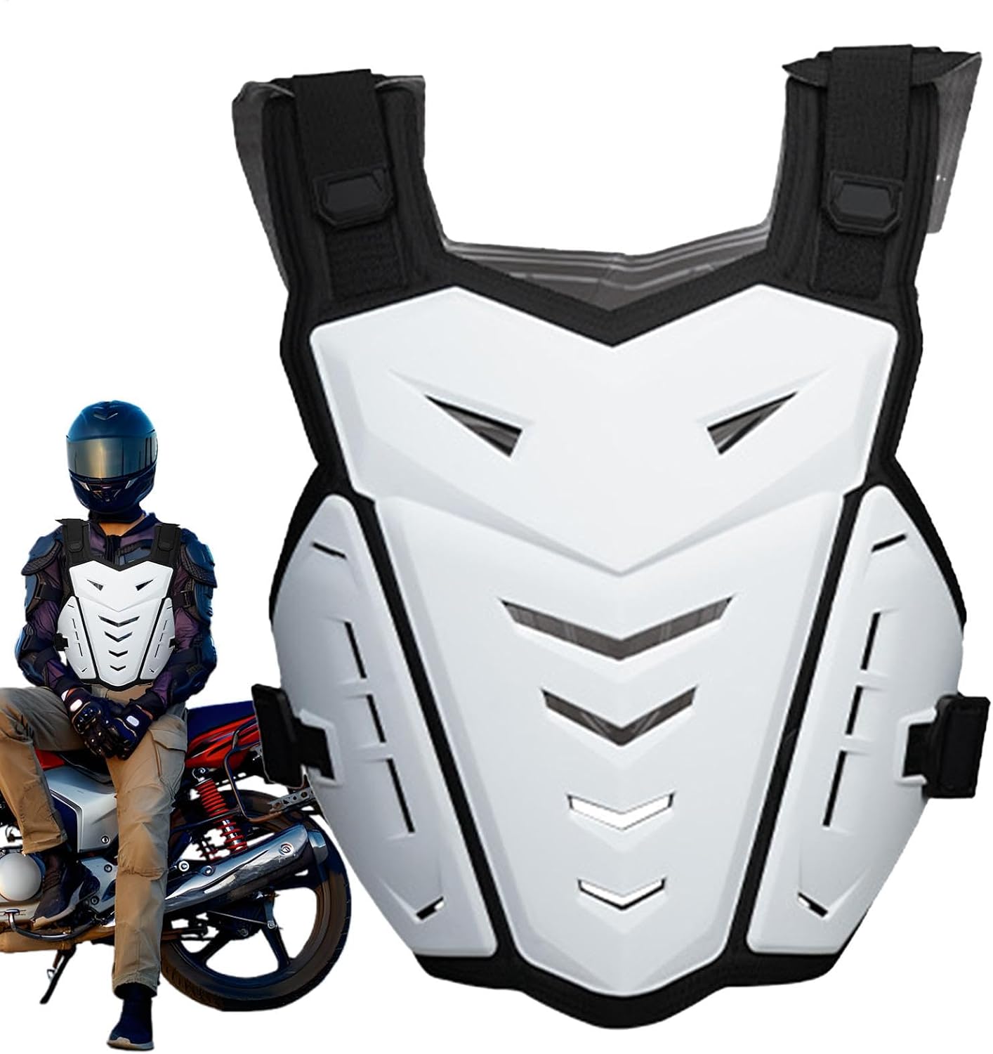 オートバイ保護ベスト、オートバイガードベスト - スケートプロテクター | アウトドアスポーツに乗っている大人の子供向けのオートバイ