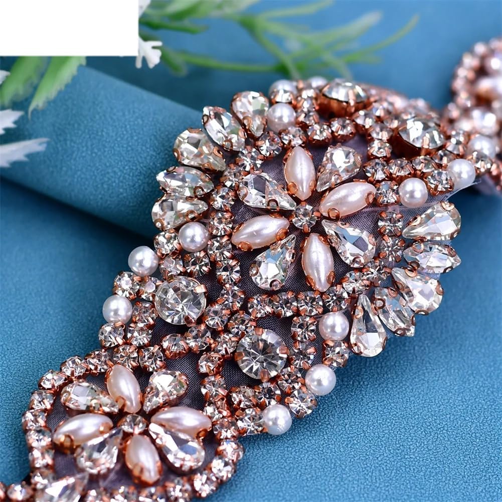 Cinturones de boda para novia, para mujer, diamantes de imitación brillantes, formales, para decoración de vestidos de fiesta