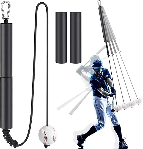 TOBWOLF Baseball Softball Hitting Trainer, Batting Swing Trainer for Baseball & Softball, Baseball Training Aid for Hitters, Softball Batting Aids