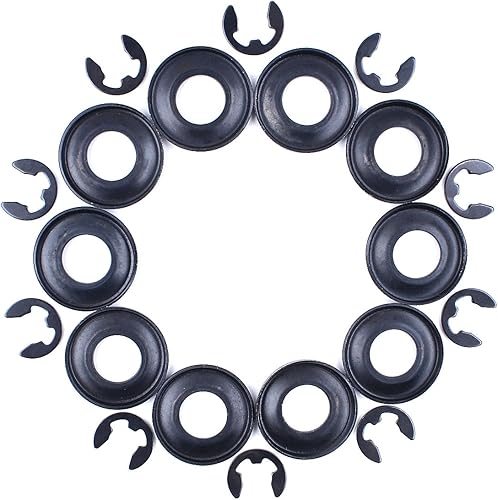 HAISHINE Juego de 10 arandelas de embrague E-Clip para motosierra Husqvarna 362 365 371 372 385 390 570 575 576 XP motosierra #503 75 24-01503 27