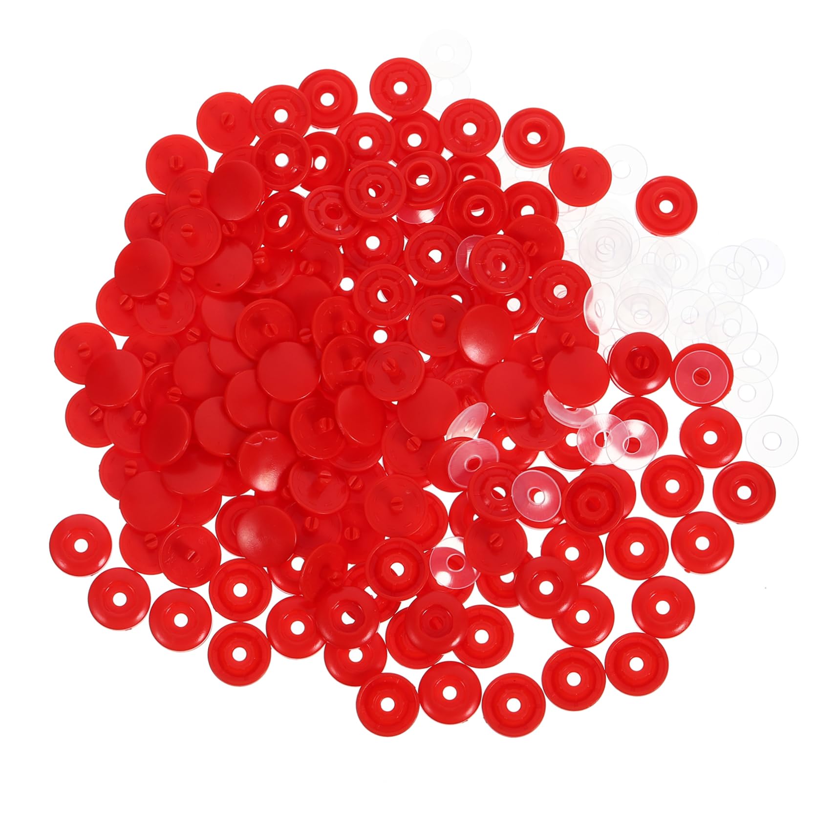 Operitacx 400juegos Botones De Presión Plásticos Para Ropa y Manualidades Fácil Instalación Adecuados Para Decoración De Prendas