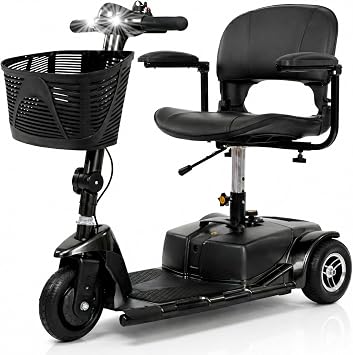 Vive 3 Wheel Mobility Scooter - Electric Powered Mobile Wheelchair Device