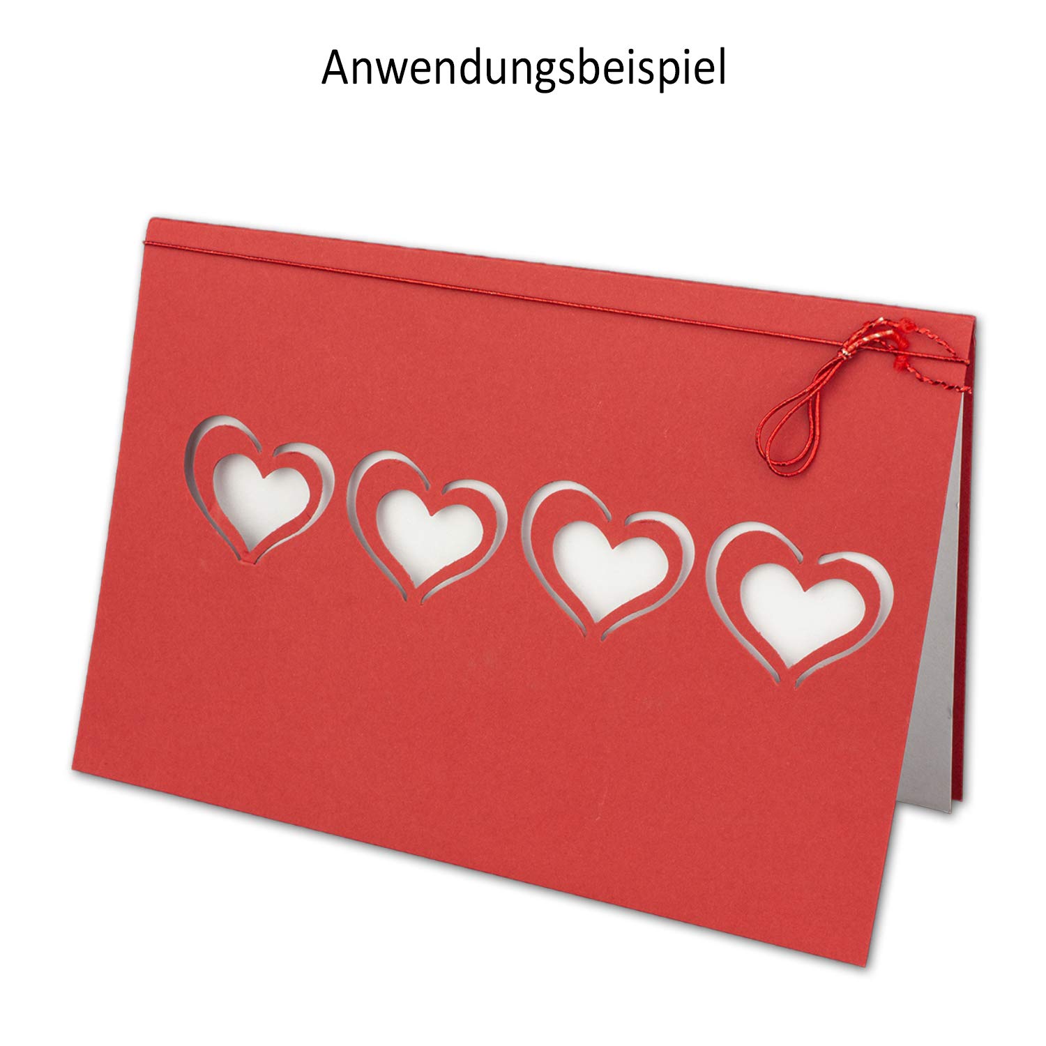 Gustav Neuser - Lote de 300 tarjetas plegables de colores surtidos (aprox. DIN B6-11,4 x 17 cm)