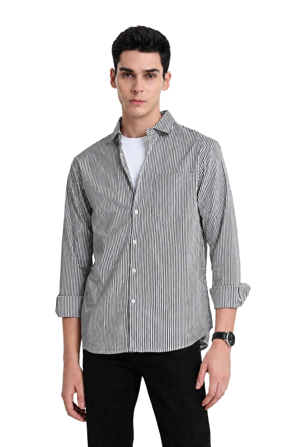 xstitch Men's Striped Full Sleeve Casual Shirt-picture-17