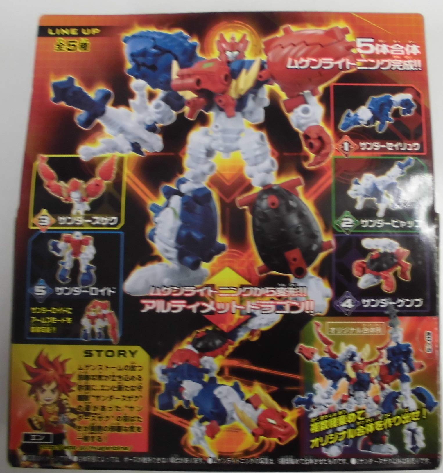 Amazon | 食玩 進化合体エヴォルバインIII ムゲンライトニング 3