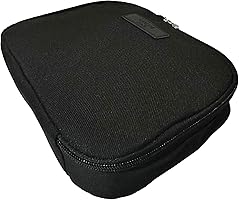 Amazon.com: GIORGIO ARMANI MEN Canvas Toiletry BLACK Zip Travel