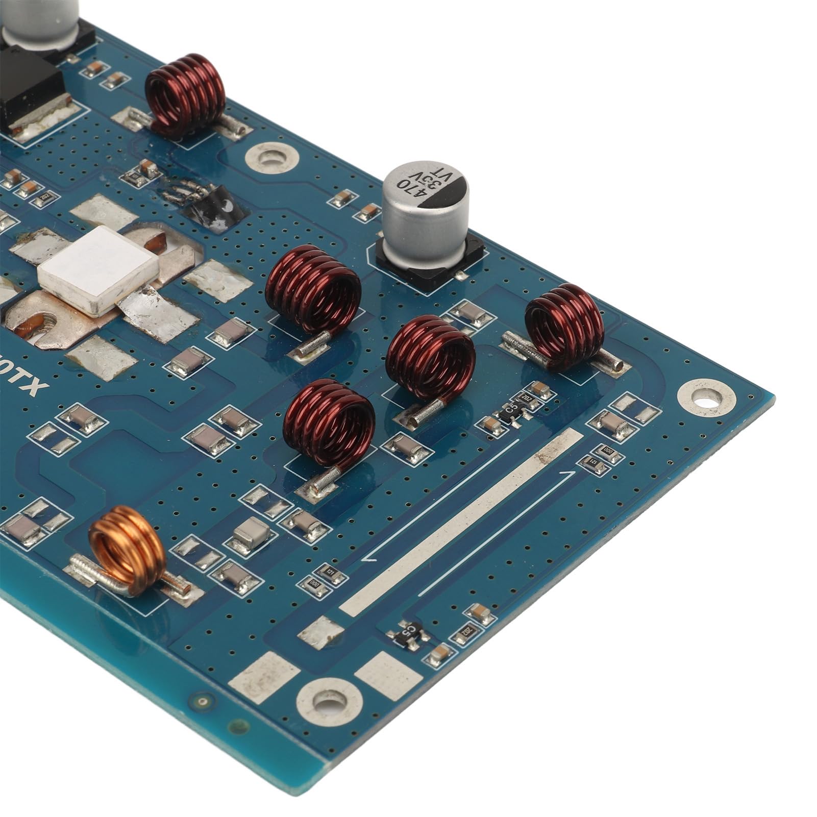 50 W FM-Verstärkermodul, Audio-Verstärkungsplatine, Hochleistungs-HF-Signalverstärker mit SWR- und Temperaturerkennung, DC 13–16 V, 87–108 MHz
